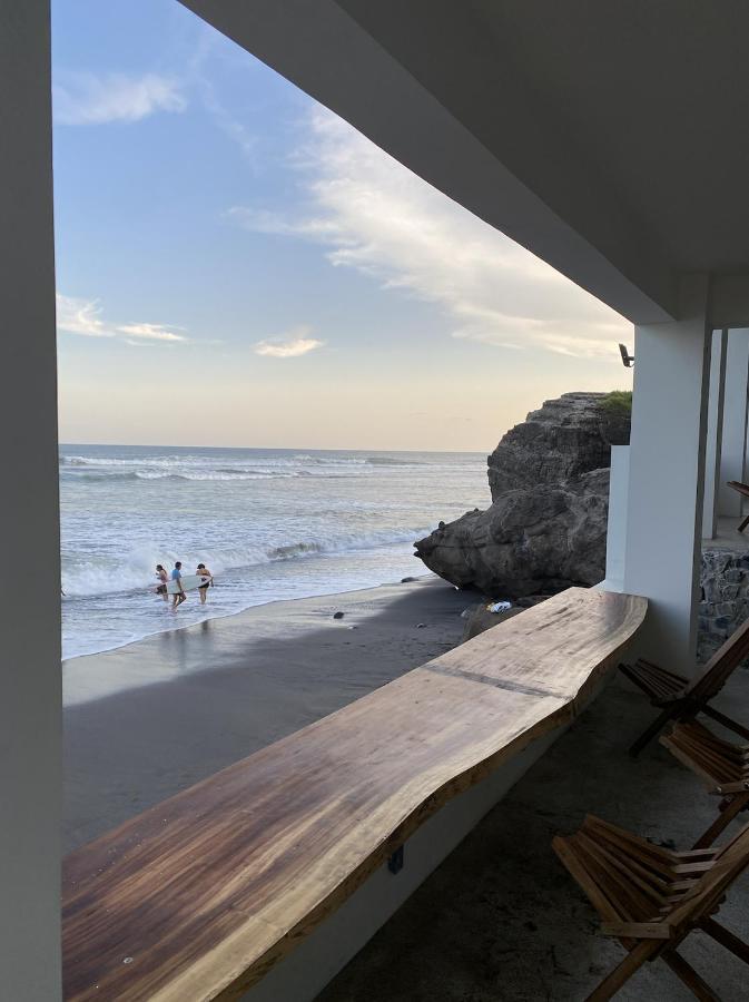 Laola Surf Camp El Sunzal Hotell La Libertad Exteriör bild
