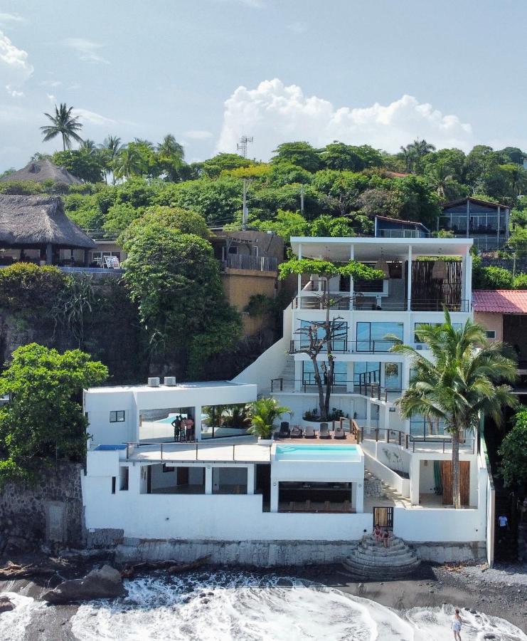 Laola Surf Camp El Sunzal Hotell La Libertad Exteriör bild
